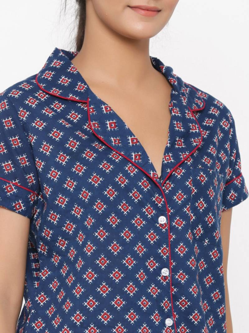 Women Printed Night suit