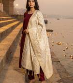 Banarsi jequared silk dupatta