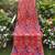 Printed georgette silk multi sequnce lace work dupatta