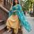 Printed georgette silk multi sequnce lace work dupatta