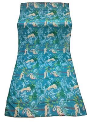 Printed georgette silk multi sequnce lace work dupatta 5