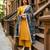 Printed georgette silk multi sequnce lace work dupatta