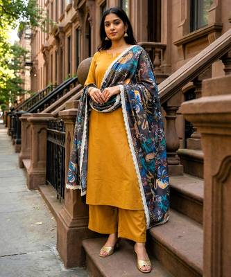Printed georgette silk multi sequnce lace work dupatta 2