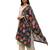 Printed georgette silk multi sequnce lace work dupatta