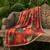 Printed georgette silk multi sequnce lace work dupatta