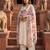 Printed georgette silk multi sequnce lace work dupatta