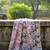 Printed georgette silk multi sequnce lace work dupatta