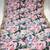 Printed georgette silk multi sequnce lace work dupatta