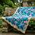 Printed georgette silk multi sequnce lace work dupatta