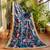 Printed georgette silk multi sequnce lace work dupatta