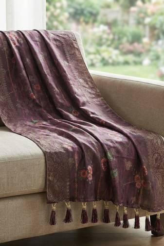 Jequared silk stall printed ethnic wear dupatta