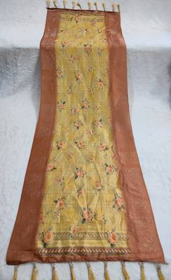 Jequared silk stall printed ethnic wear dupatta 5