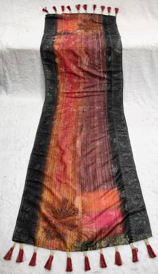 Jequared silk stall printed ethnic wear dupatta 5