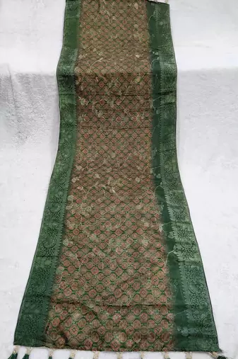 Jequared silk stall printed ethnic wear dupatta