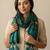Jequared silk stall printed ethnic wear dupatta