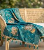 Jequared silk stall printed ethnic wear dupatta