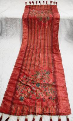 Jequared silk stall printed ethnic wear dupatta 5