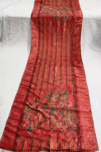 Jequared silk stall printed ethnic wear dupatta