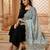 Kalamkri sky satin glass orgenza silk fabric sequnce dupatta