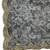 Negative printed grey satin shiney orgenza silk fabric sequnce dupatta