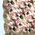 Floral printed mehendi colour satin orgenza silk fabric sequnce dupatta