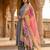 Digital print lilen blend zari dupatta for women and girls to wear on gown chaniya choli kurti etc