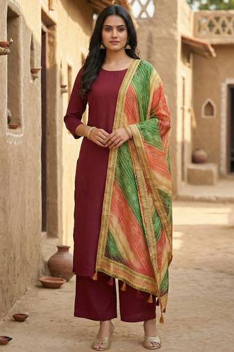 Digital print lilen blend zari dupatta for women and girls to wear on gown chaniya choli kurti etc