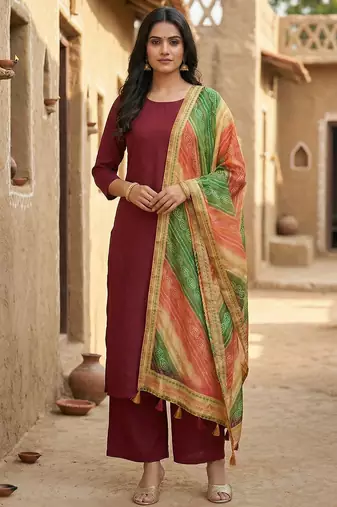 Digital print lilen blend zari dupatta for women and girls to wear on gown chaniya choli kurti etc