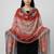 Digital print lilen blend zari dupatta for women and girls to wear on gown chaniya choli kurti etc