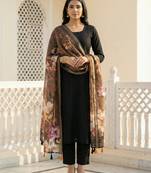 Digital print lilen blend zari dupatta for women and girls to wear on gown chaniya choli kurti etc