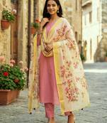Digital print lilen blend zari dupatta for women and girls to wear on gown chaniya choli kurti etc