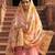 Digital print lilen blend zari dupatta for women and girls to wear on gown chaniya choli kurti etc