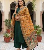 Digital print lilen blend zari dupatta for women and girls to wear on gown chaniya choli kurti etc