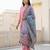 Digital print lilen blend zari dupatta for women and girls to wear on gown chaniya choli kurti etc