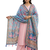 Digital print lilen blend zari dupatta for women and girls to wear on gown chaniya choli kurti etc