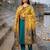 Digital print lilen blend zari dupatta for women and girls to wear on gown chaniya choli kurti etc