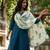 Digital print cotton chanderi silk dupatta for women and girls to wear on gown chaniya choli kurti etc