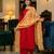 Printed orgenza silk multi sequnce lace work dupatta