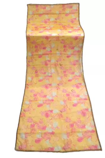 Printed orgenza silk multi sequnce lace work dupatta