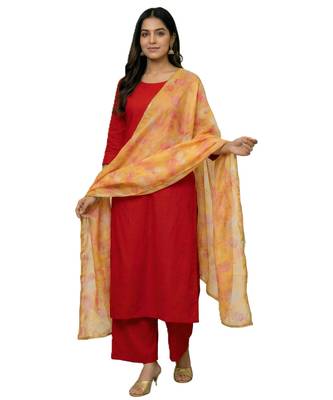 Printed orgenza silk multi sequnce lace work dupatta 6