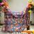 Printed orgenza silk multi sequnce lace work dupatta