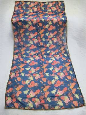 Printed orgenza silk multi sequnce lace work dupatta 5