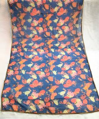Printed orgenza silk multi sequnce lace work dupatta 6