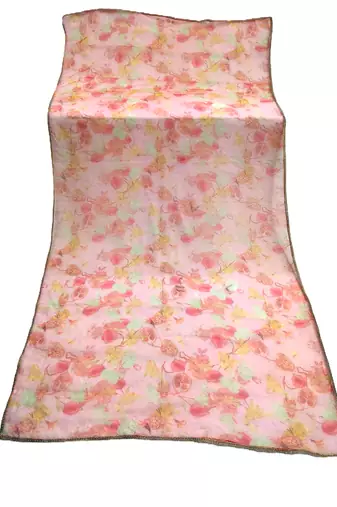 Printed orgenza silk multi sequnce lace work dupatta
