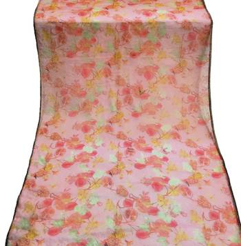 Printed orgenza silk multi sequnce lace work dupatta 6