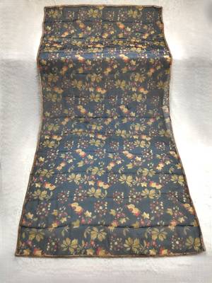 Printed orgenza silk multi sequnce lace work dupatta 4