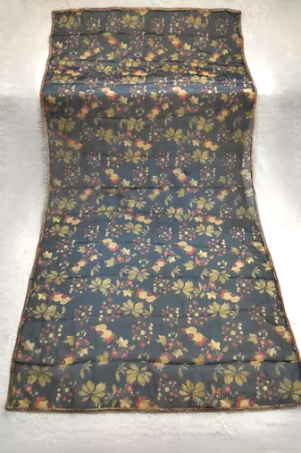 Printed orgenza silk multi sequnce lace work dupatta