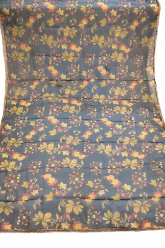 Printed orgenza silk multi sequnce lace work dupatta