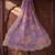Printed orgenza silk multi sequnce lace work dupatta