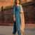 Peach solid colour orgenza silk fabric thred embrodery dupatta